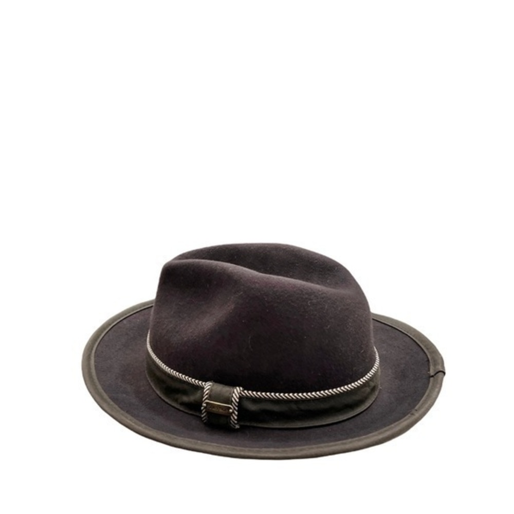 Stetson Vintage Brown Unisex 100%‎ Wool Fedora Hat